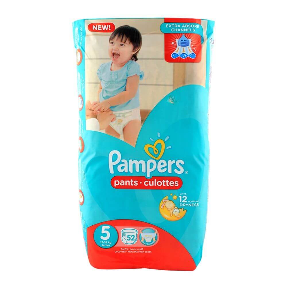 Pampers Baby Pants Size 5 (52 Pcs) Price in Pakistan